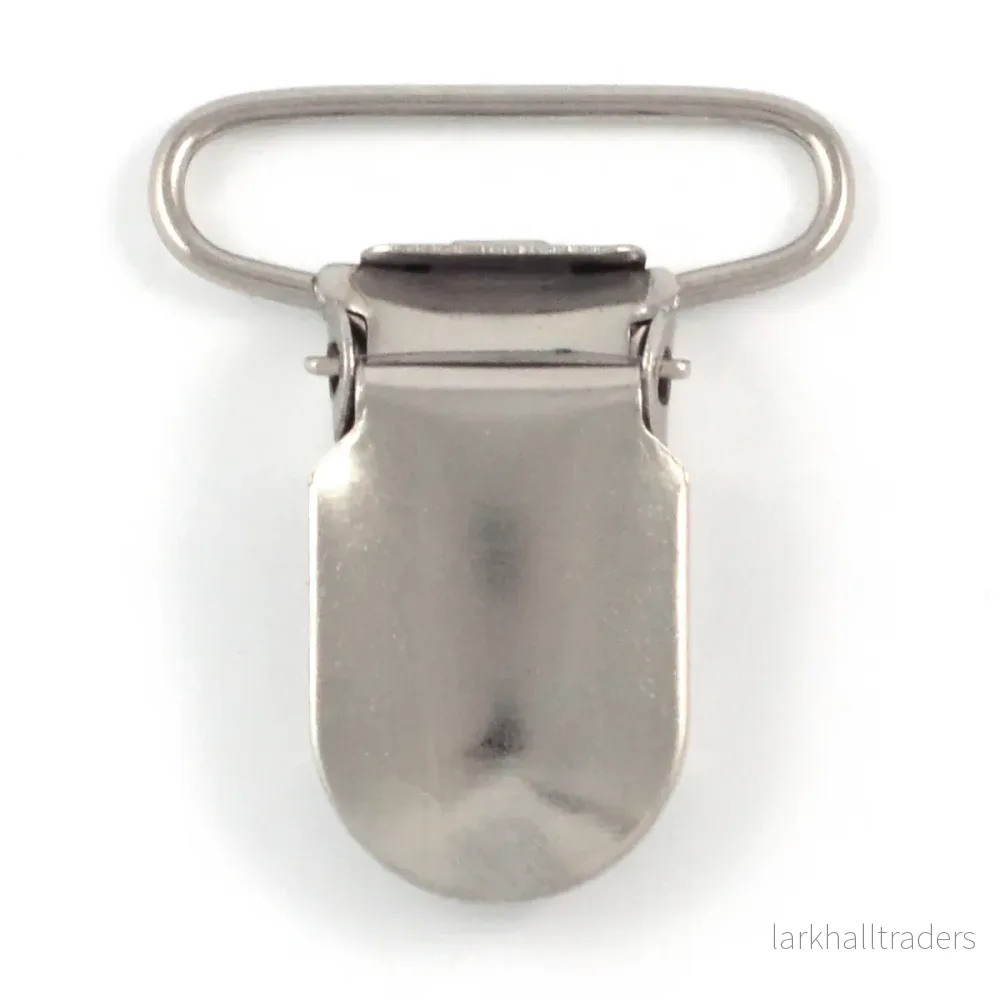 Metallclips, silver