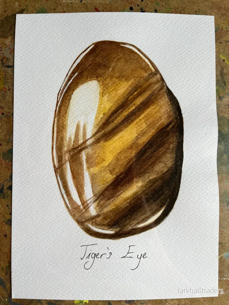 Earth & Light (Tiger’s Eye ) Original - Bild 3