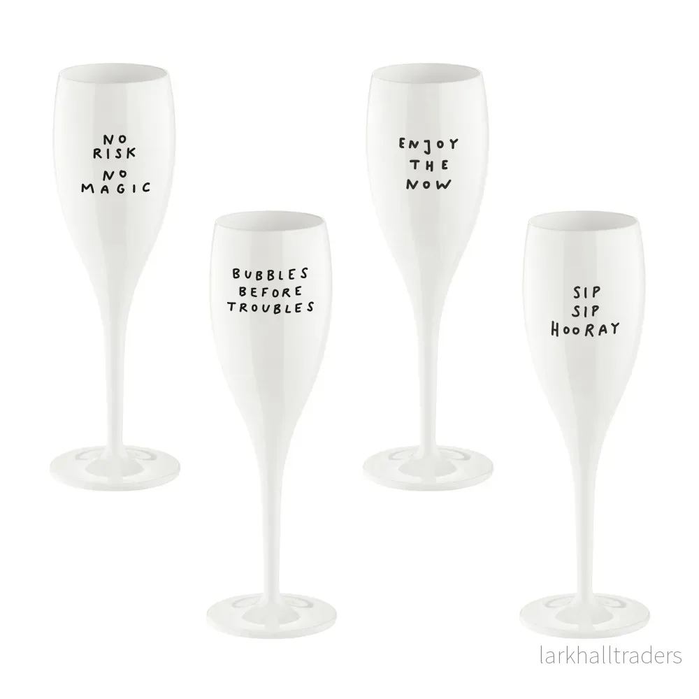 Vinglas Cheers no.1 say it in style vit 4-pack Vinglas Cheers no.1 say it in style vit 4-pack