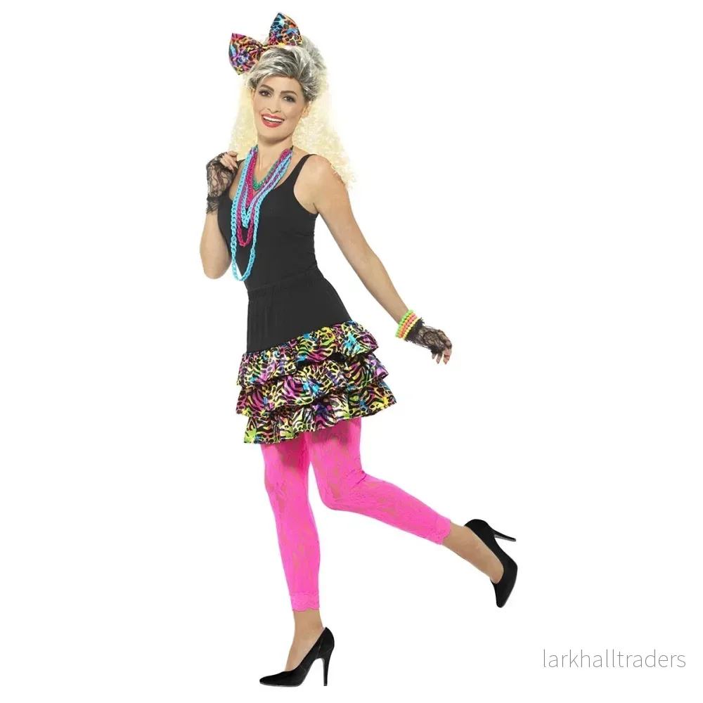 Maskeradset, party girl 80-tal M/L Maskeradset, party girl 80-tal M/L
