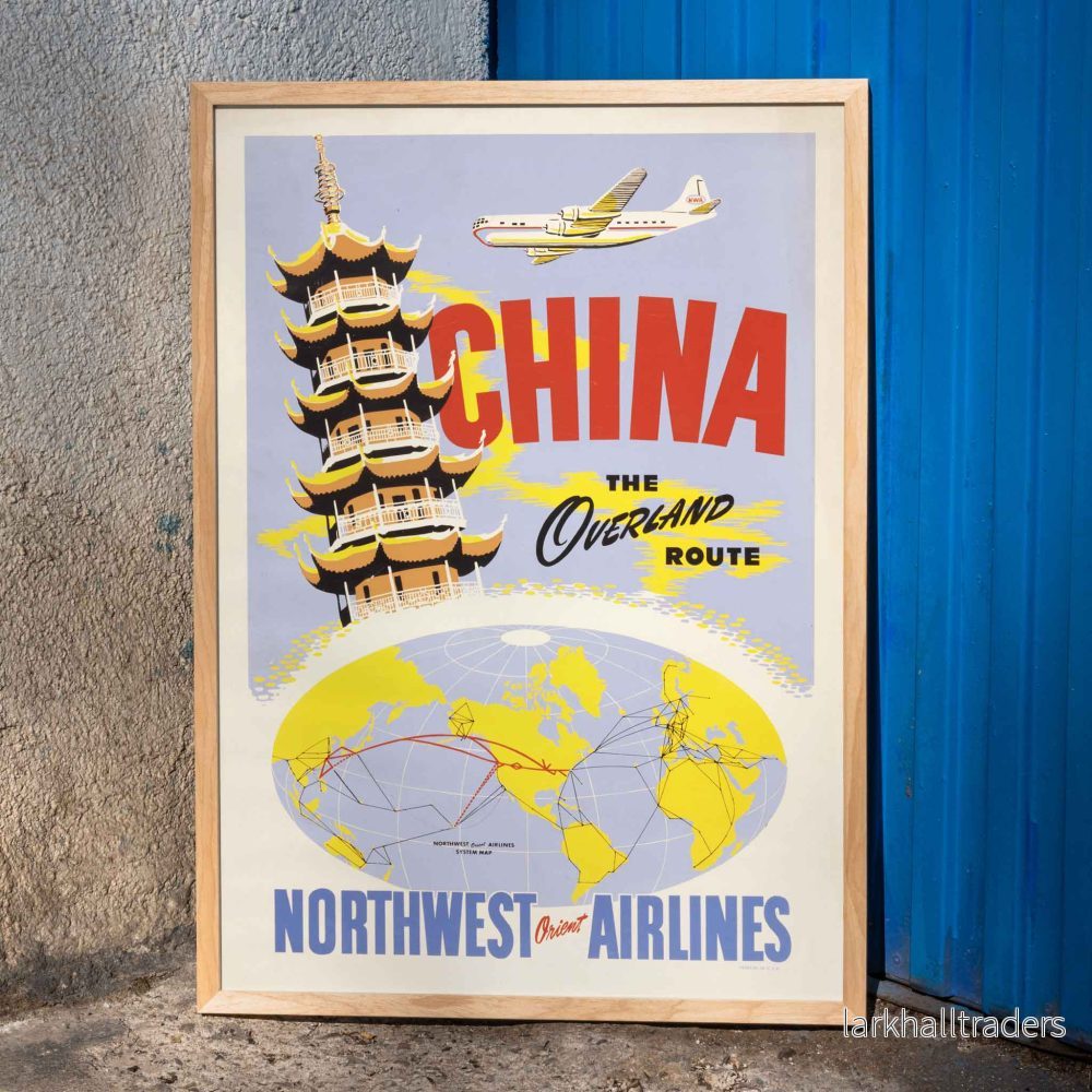 Kina, överlandsvägen Poster