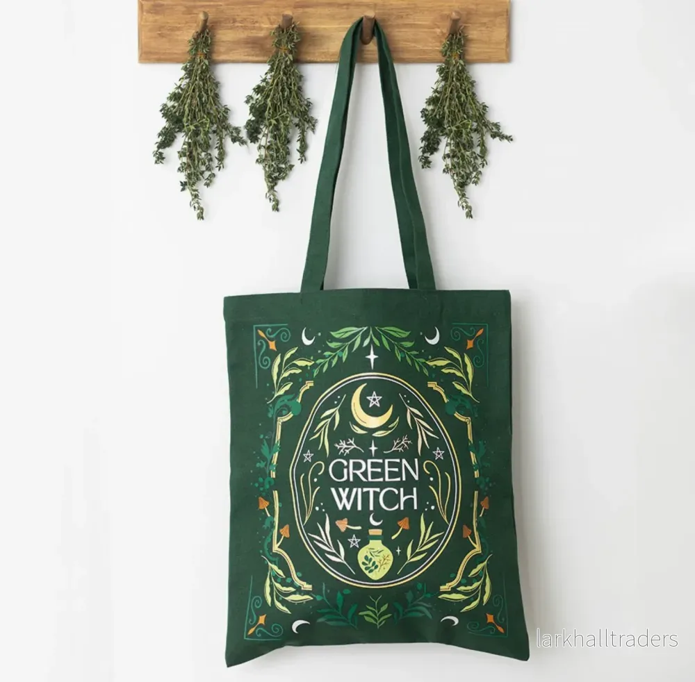Tygkasse – Green witch
