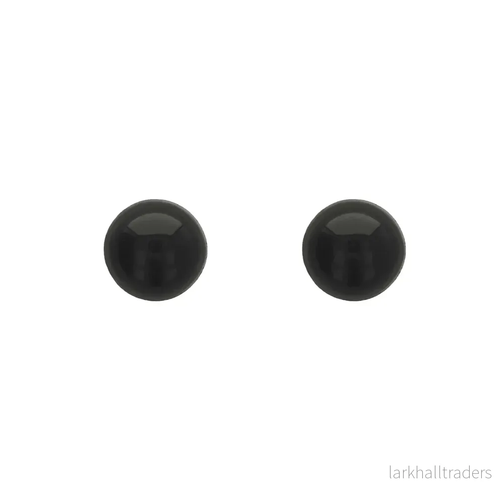 Säkerhetsögon, svart, 8mm, 2 par Säkerhetsögon, svart, 8mm, 2 par