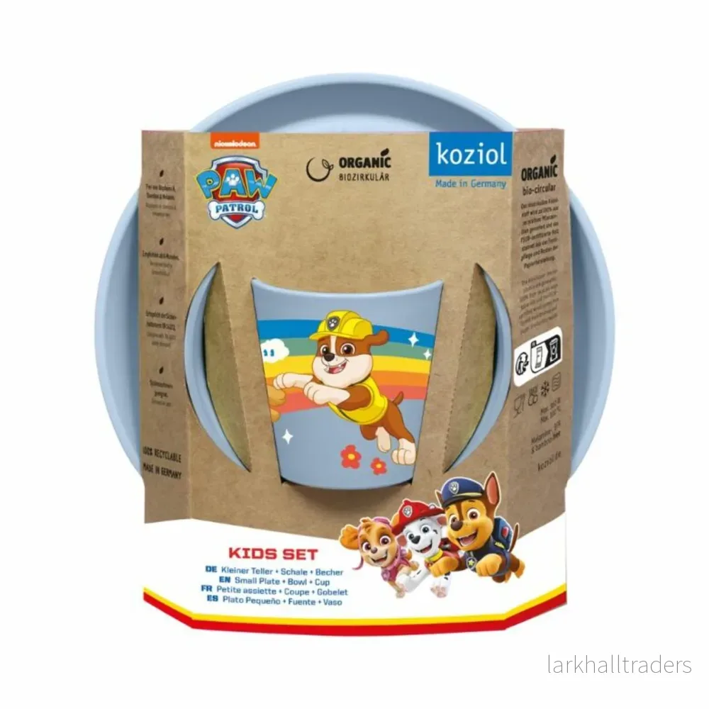 Kids Set Connect paw patrol barnservis 3 delar tallrik/skål/mugg Kids Set Connect paw patrol barnservis 3 delar tallrik/skål/mugg