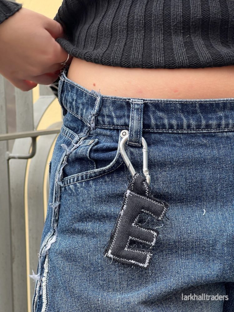 NYCKELRING E – DENIM NYCKELRING E – DENIM