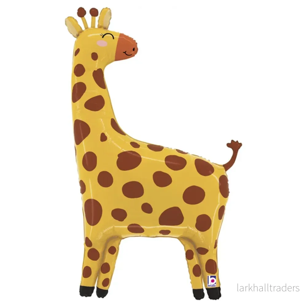 Folieballong, Jungle Giraffe Shape 99 cm Folieballong, Jungle Giraffe Shape 99 cm