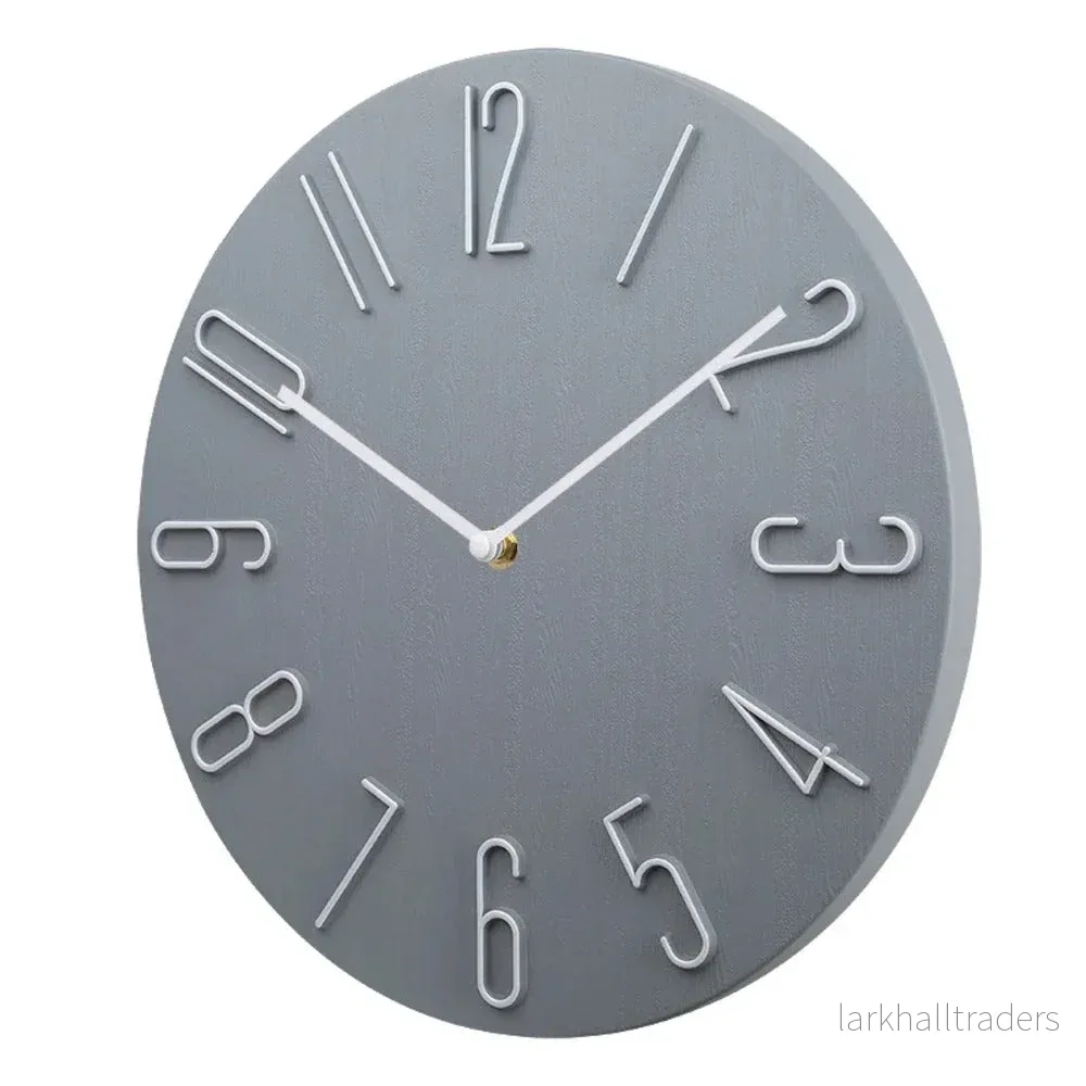 SilentDopa – Modern Minimalistisk Väggklocka i Tyst Design - Bild 3