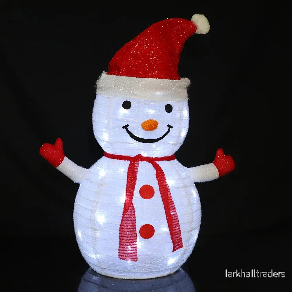 Snögubbe 70 cm – Hopfällbar med timer – Snögubbe 70 cm – Hopfällbar med timer –