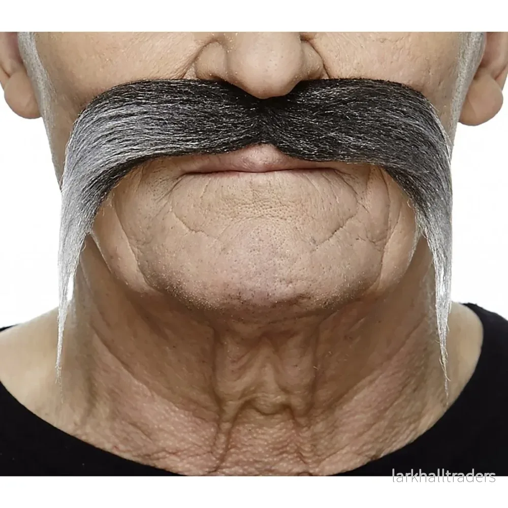 Mustasch, outlaw svart/vit Mustasch, outlaw svart/vit
