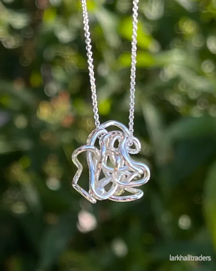 Handgjort Silver Halsband Nystan (liten) - Bild 3
