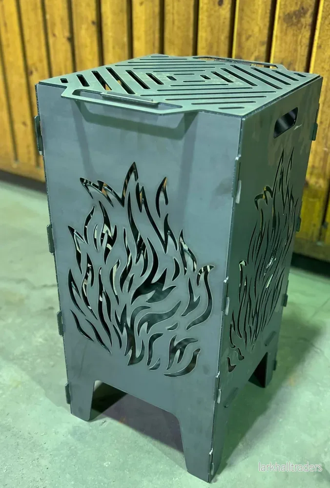 Eldkorg - XL inkl. Grillgaller (40x40x76cm) - Bild 2