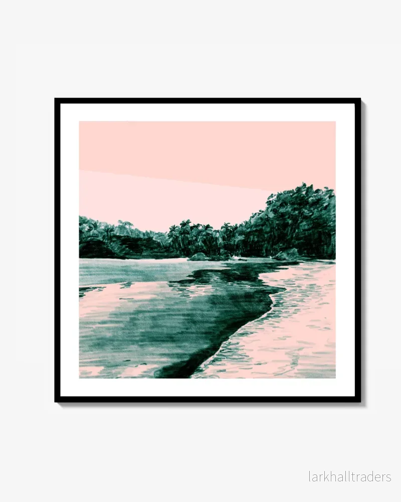 Costa Rica Beach, färg Print - Bild 2
