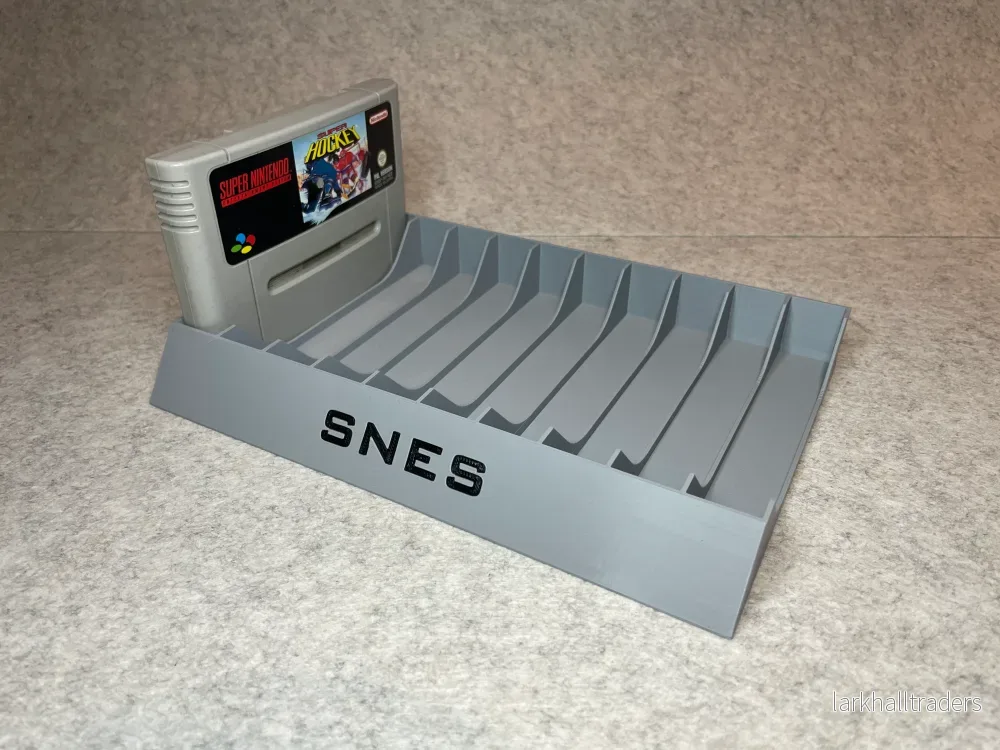 Spelställ för 10 Nintendo SNES spel
