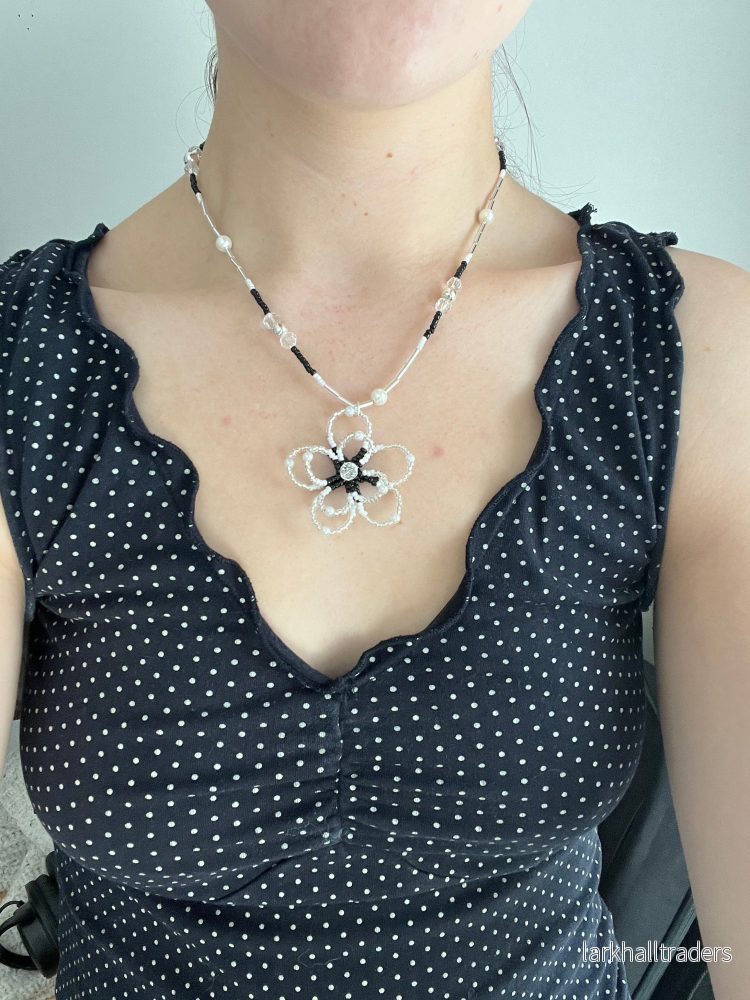 HIBISKUS Halsband Silver - Bild 2