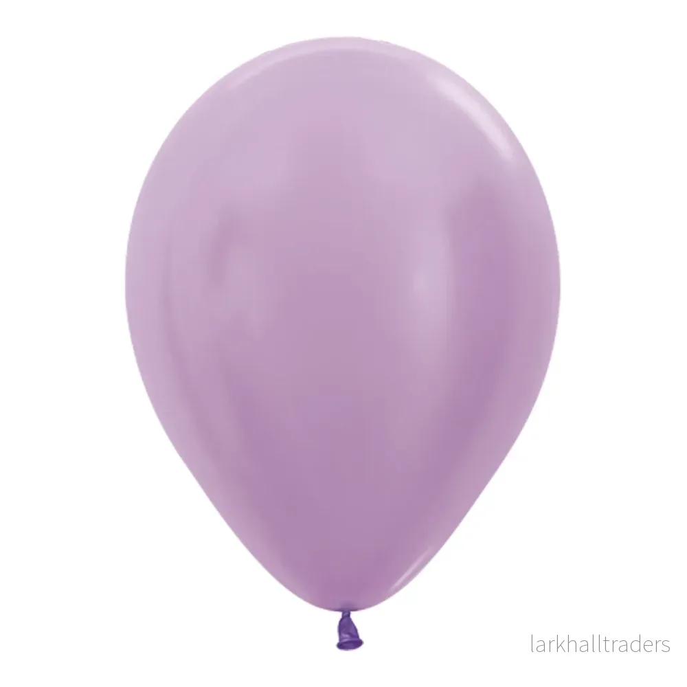 Ballonger, satin lila 10 st - Bild 3