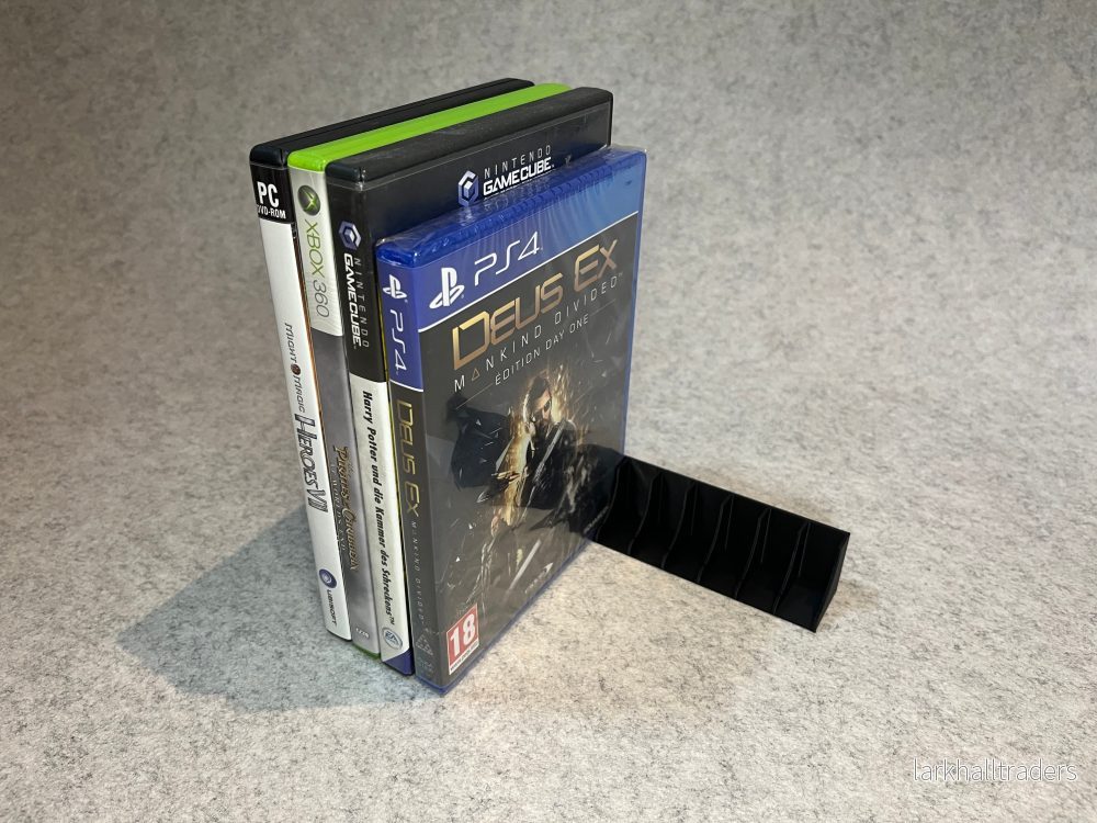 Spelställ för 10 spel - DVD-fodral (PC, Xbox 360, PS2, PS3, Wii)