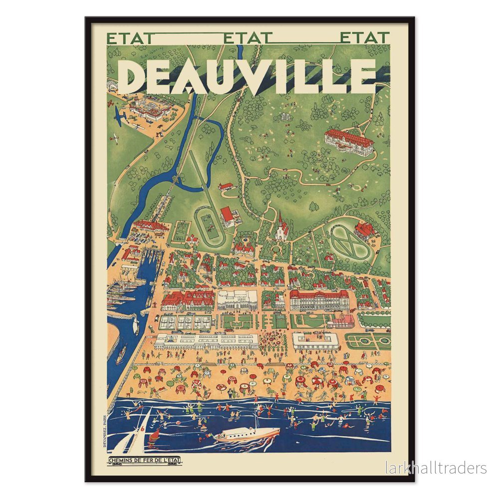 Järnvägsresa till Deauville Poster - Bild 2