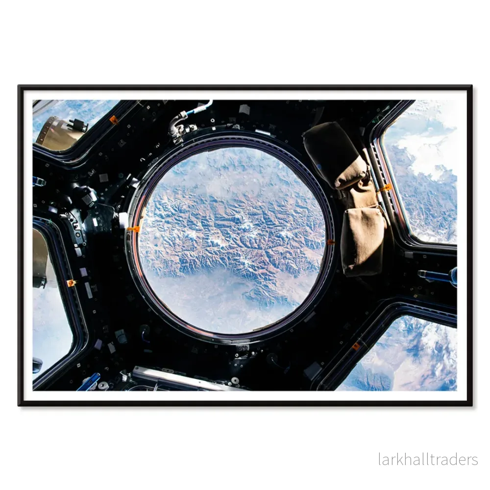 Jordens vy från cupolan på ISS Poster - Bild 2