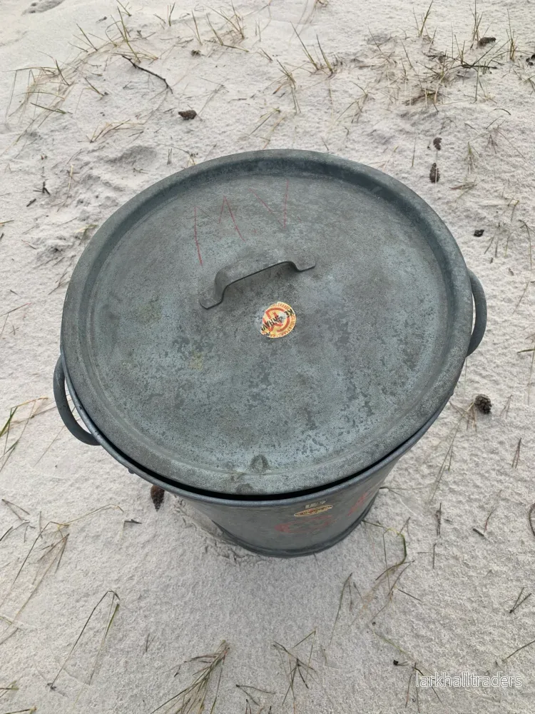Zinkhink med lock - Glud och Marstrand - Bild 2