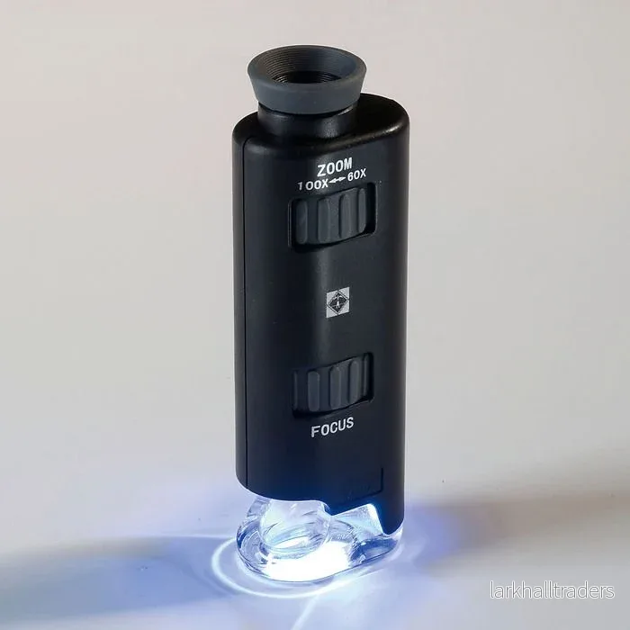 Zoommikroskop med LED 60x till 100x Zoommikroskop med LED 60x till 100x