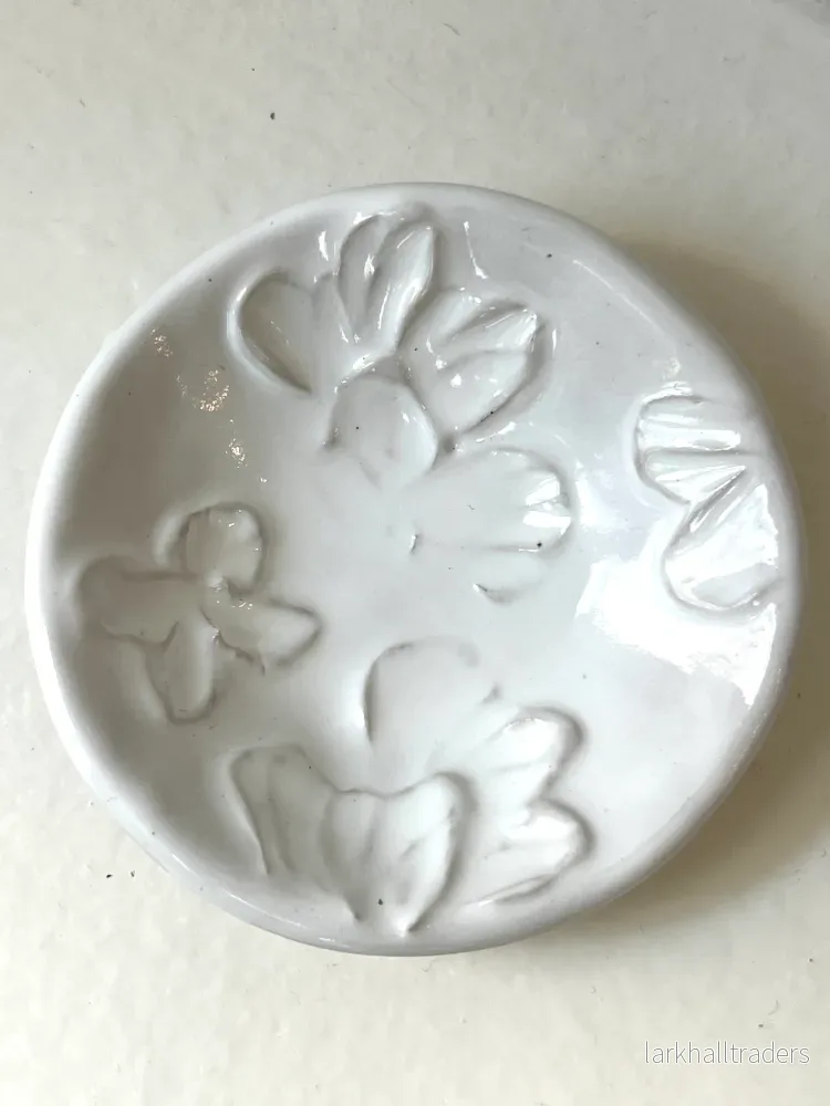 Blommigt Keramikskålset – Set med 3 - Bild 3