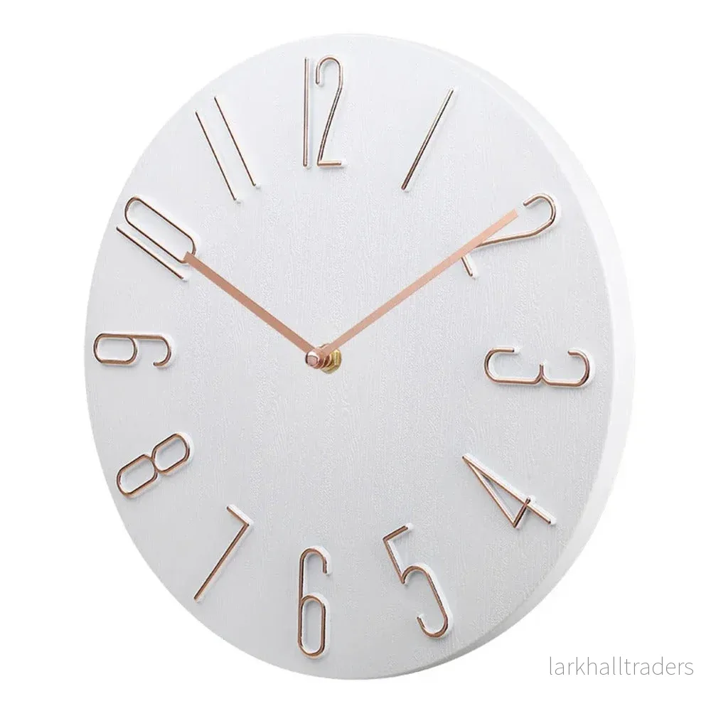 SilentDopa – Modern Minimalistisk Väggklocka i Tyst Design - Bild 2