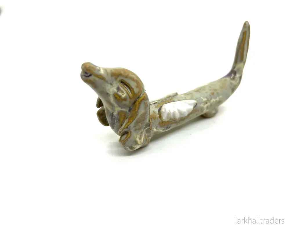 Keramik smör Dachshund - angel - Bild 2