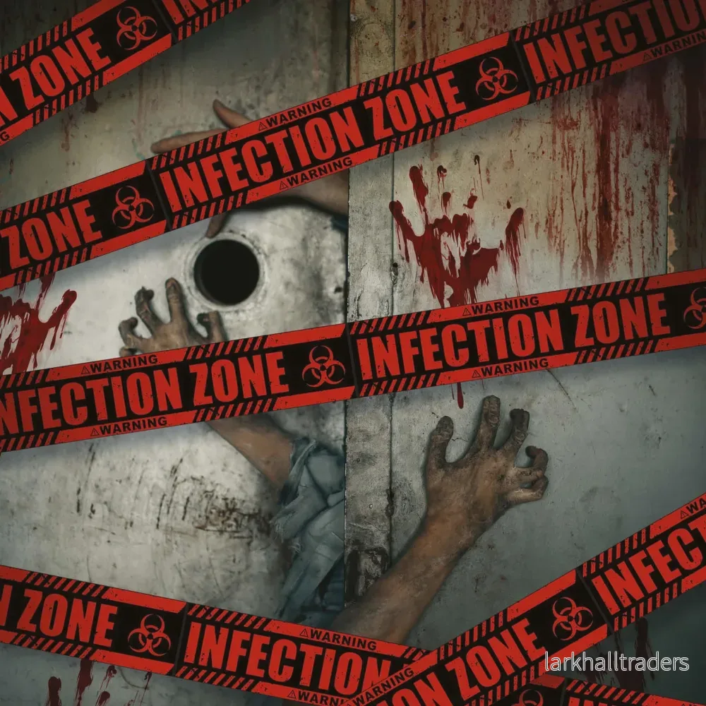 Avspärrningsband, infection zone 6 m - Bild 2