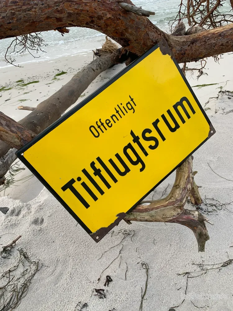 Emaljskylt - Public Refuge - Bild 2