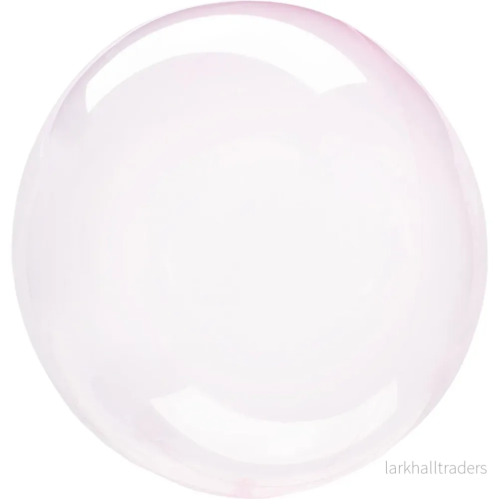 Klotballong, transparent ljusrosa 40 cm Klotballong, transparent ljusrosa 40 cm