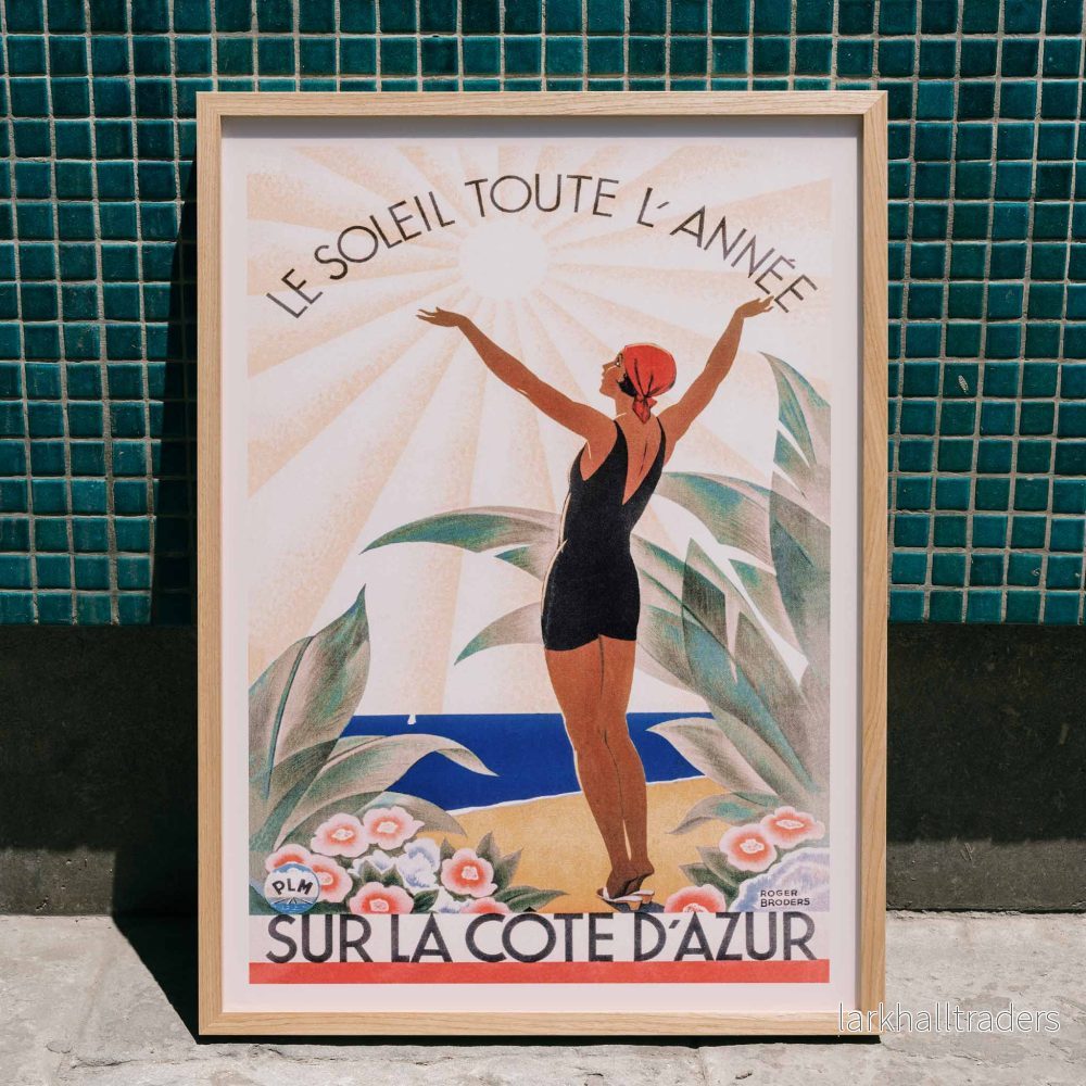 Sur la Côte d'Azur Poster