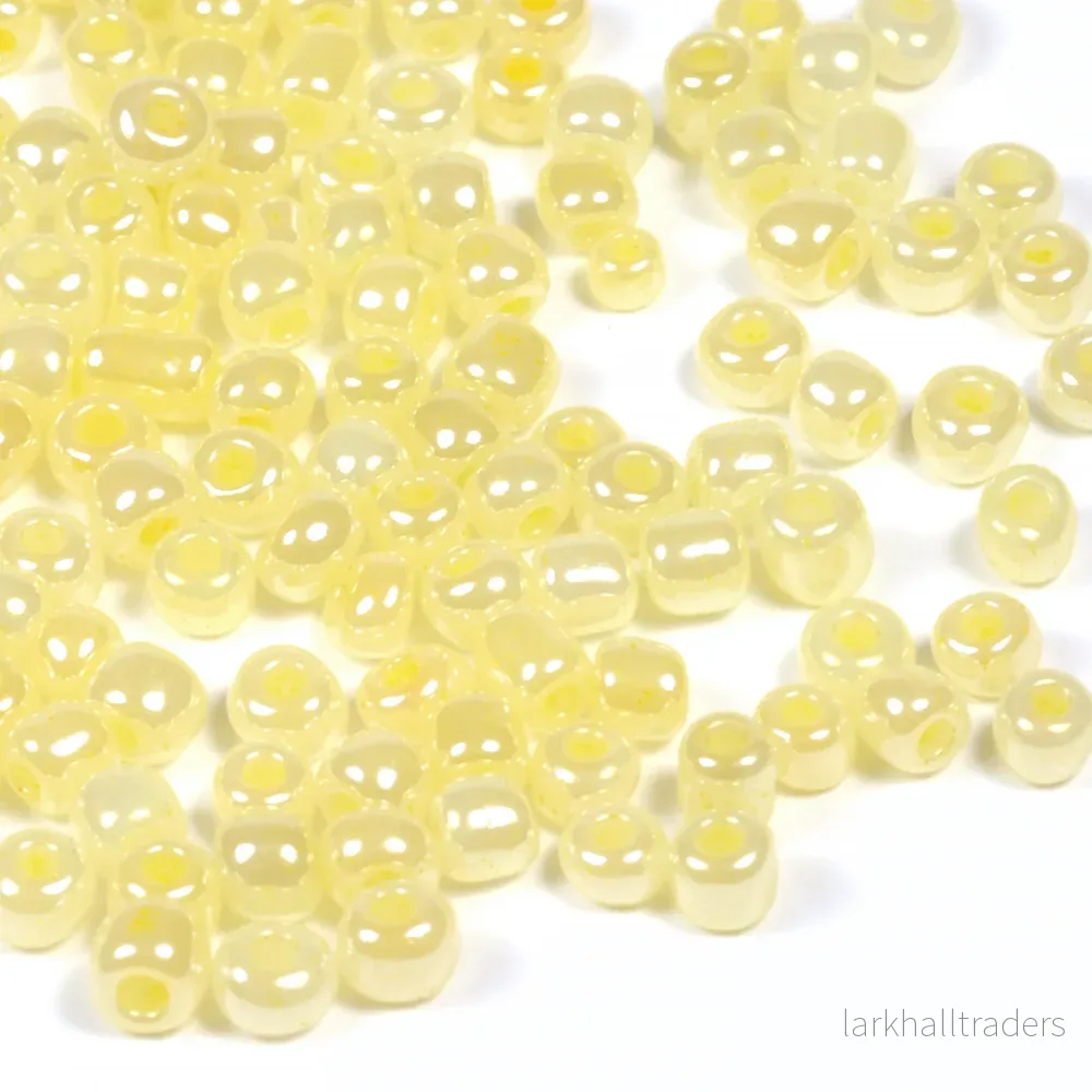 Seed Beads, 4mm, ceylon champagne, 30g Seed Beads, 4mm, ceylon champagne, 30g
