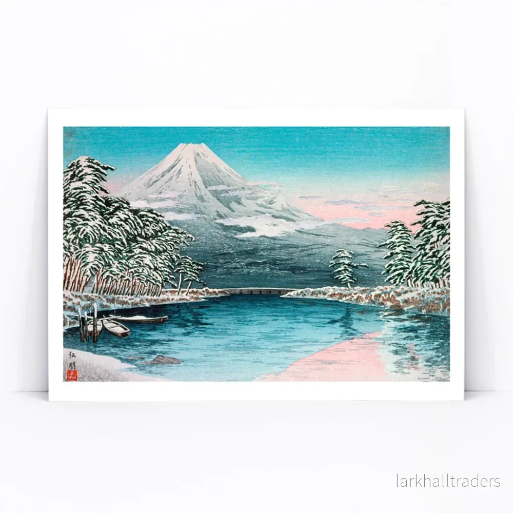 Mt. Fuji från Tagonoura Poster - Bild 3