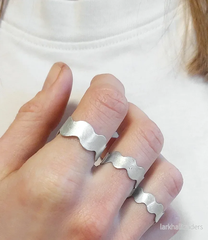 Våga - ring aluminium patina
