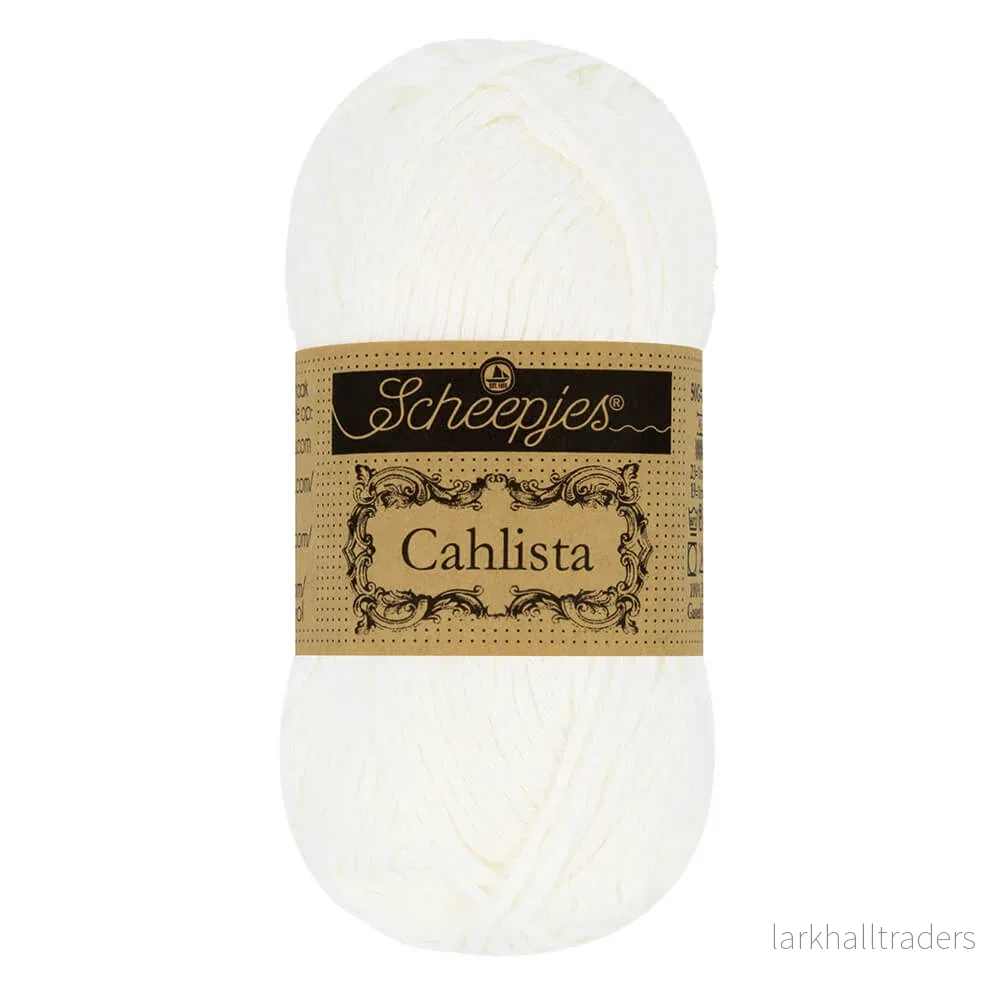 Scheepjes Cahlista 50g – 106 Snow White Scheepjes Cahlista 50g – 106 Snow White