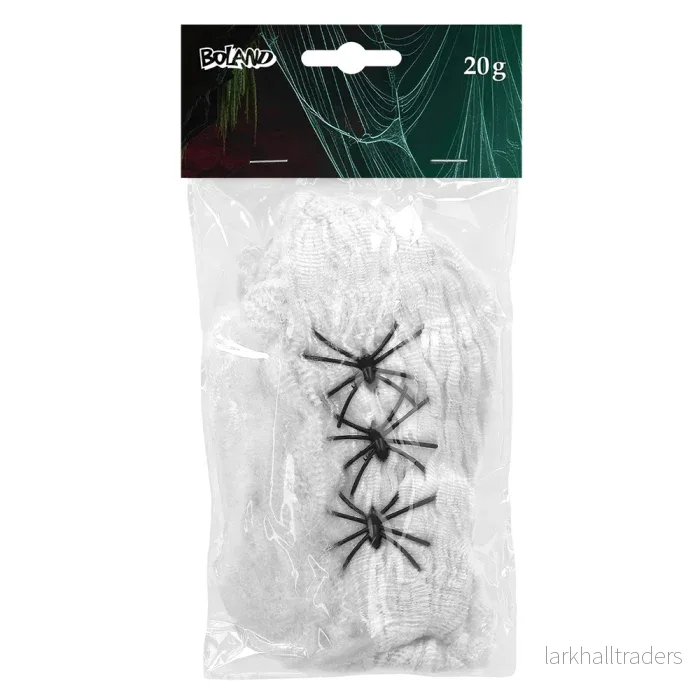 Spindelnät, vit 20 g Spindelnät, vit 20 g
