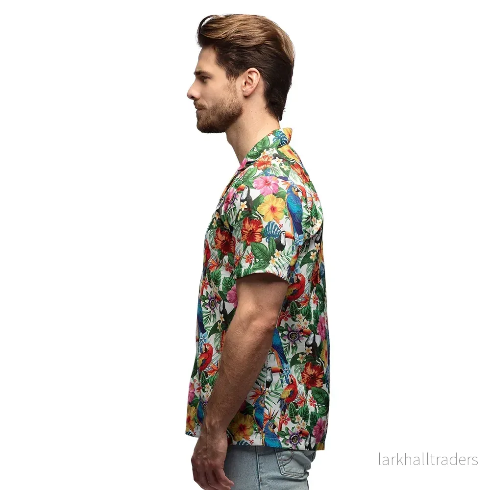 Hawaiiskjorta, tropical - Bild 2