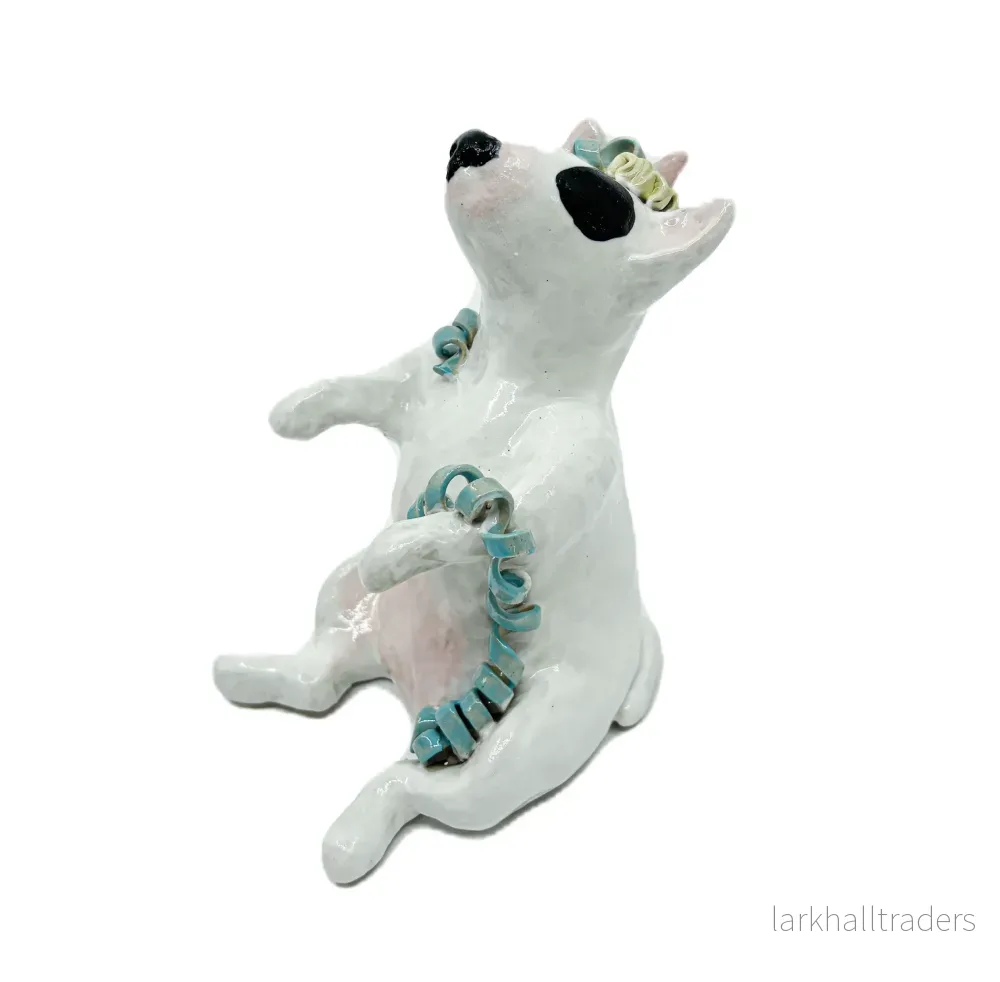 Skulptur / Figurin - Bert the bull terrier