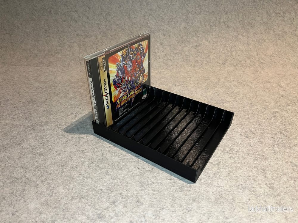 Spelställ för 12 japanska Sega Saturn-spel (JP-format)