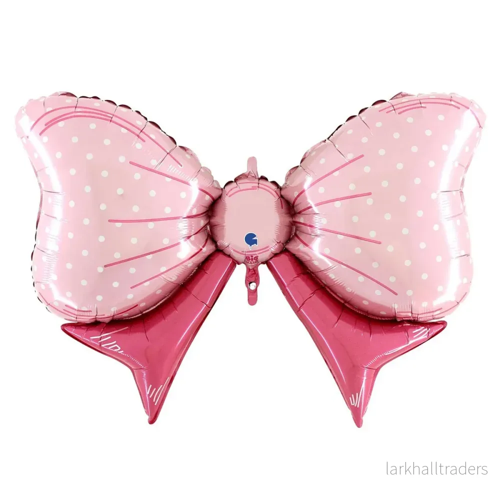 Folieballong, Rosa Rosett Shape 109 cm Folieballong, Rosa Rosett Shape 109 cm