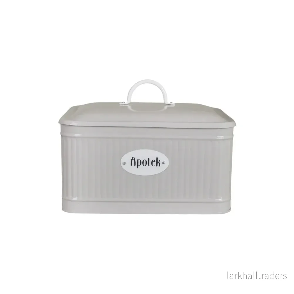 Plåtburk Hugo Apotek Beige Plåtburk Hugo Apotek Beige
