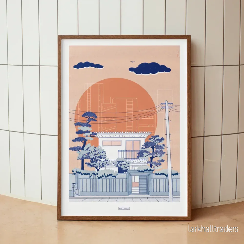 Machiya Art Print Machiya Art Print