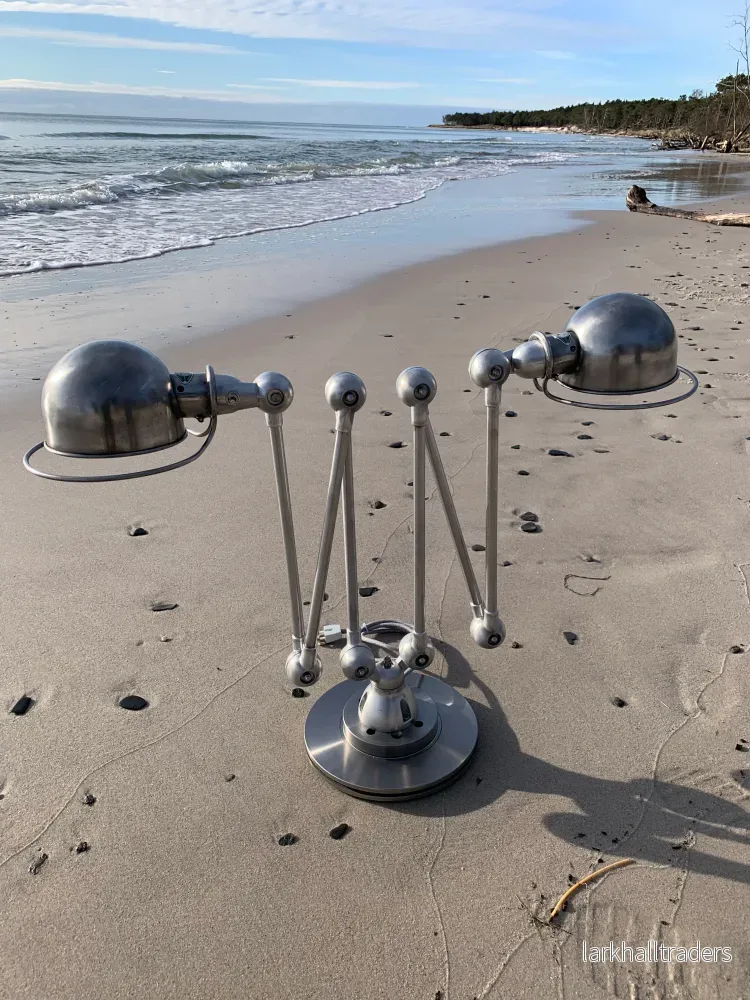 Jieldé dubbel golv/bordslampa med 2 x 3 armar Jieldé dubbel golv/bordslampa med 2 x 3 armar