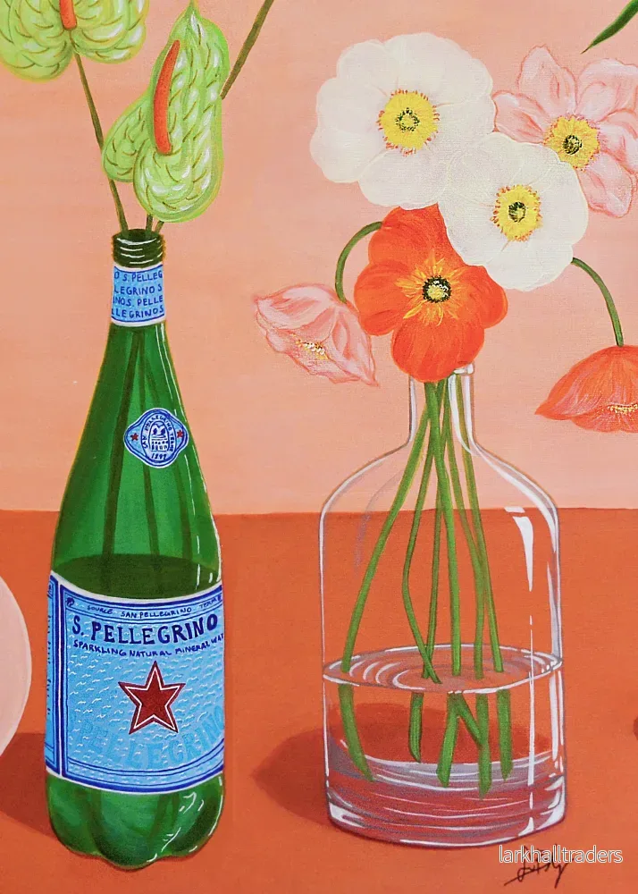 FLEURS ROSES (Centre) - Poster - Bild 3