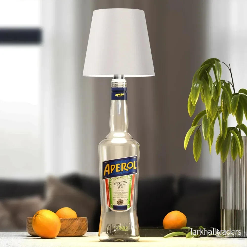 LjusFlaska – Unik LED-flasklampa för dekorativ belysning (varmvitt, uppladdningsbar) - Bild 3