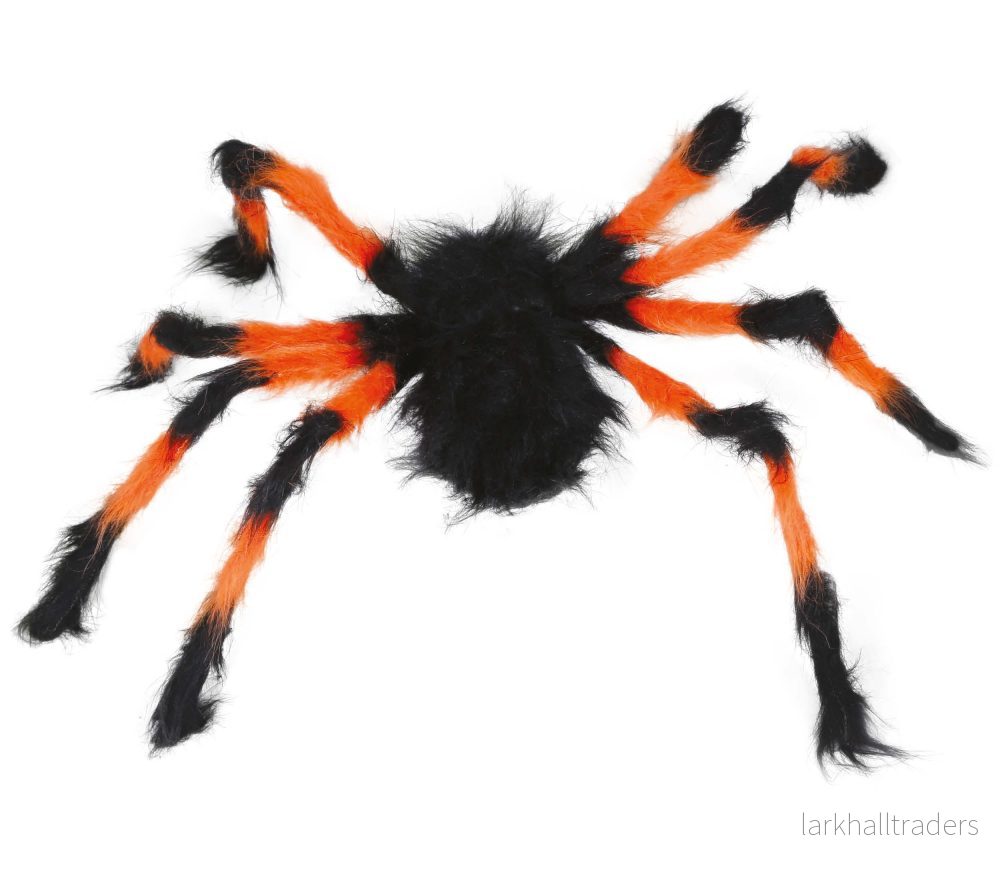 Spindel, hårig orange & svart 75 cm - Bild 2