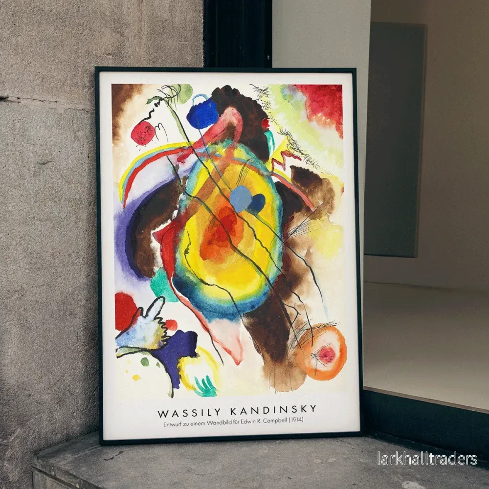 Väggmålningsdesign Poster Väggmålningsdesign Poster