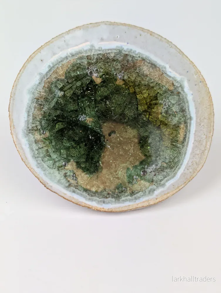 Stor tallrik i återvunnet glas - Bild 2