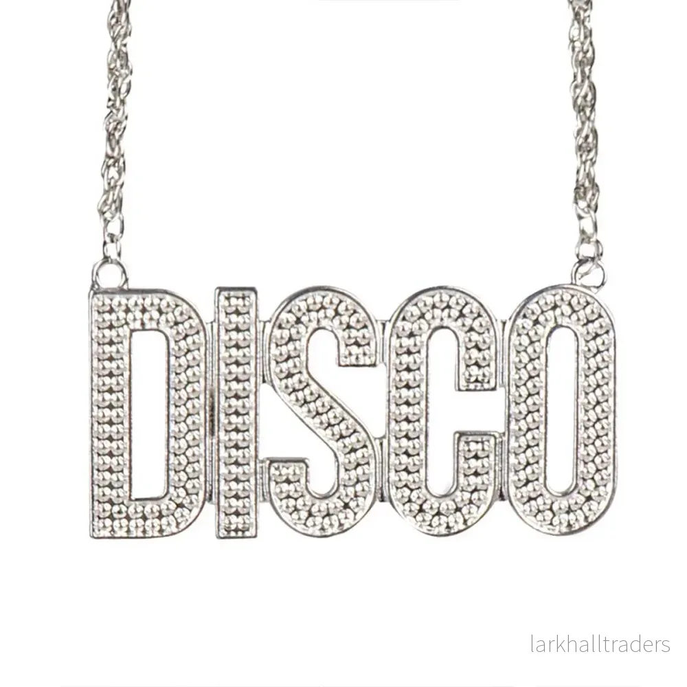 Halsband, disco silver Halsband, disco silver