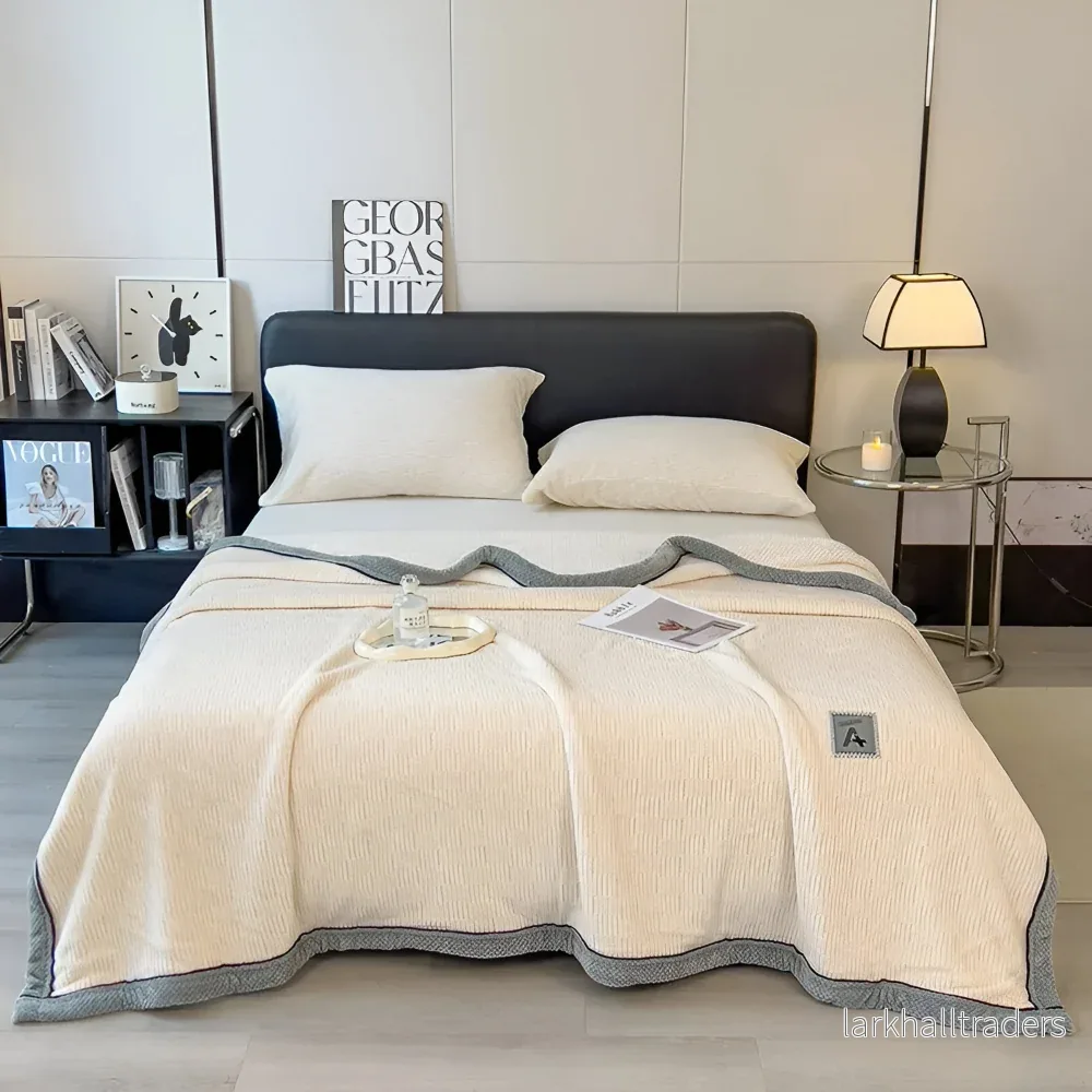 VeluLuxe – Elegant Sammetfilt i Minimalistisk Design VeluLuxe – Elegant Sammetfilt i Minimalistisk Design